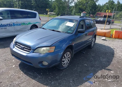 2006 Subaru Outback 2.5I из США, поврежденный, VIN 4S4BP61C167306538